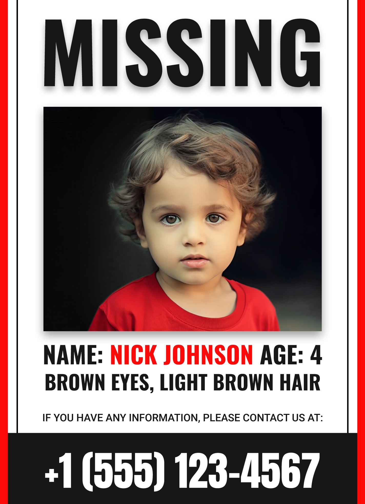 Missing Person Poster Free Google Docs Template Gdoc io