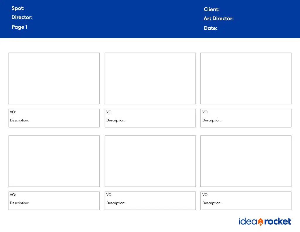 Plan A Video 6 Panel Animation Storyboard Template And Guide