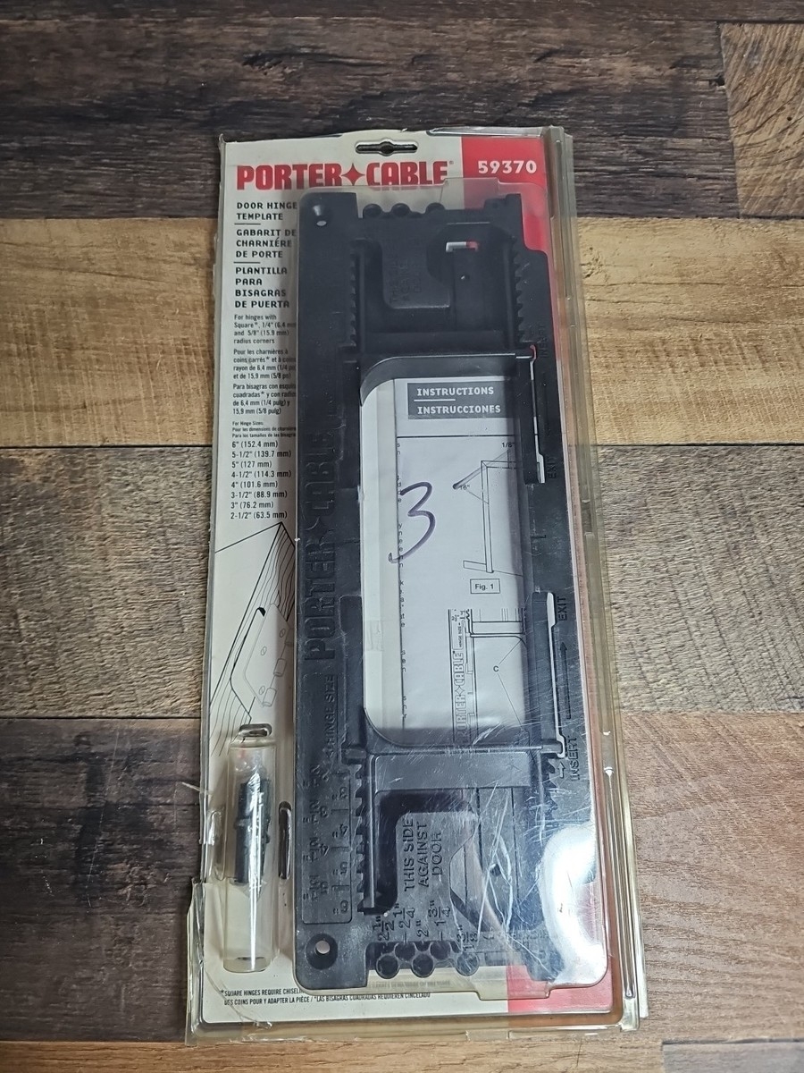 PORTER CABLE 59370 Door Hinge Template Router Templates Hardware Locks Tools EBay PORTER CABLE 59370 Door Hinge Template Router Templates Hardware Locks Tools EBay
