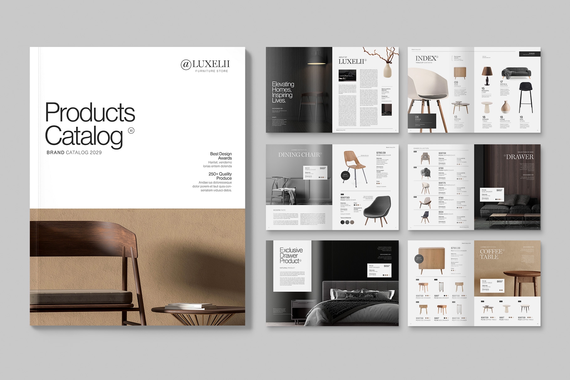 Product Catalog Brochure Template BrandPacks