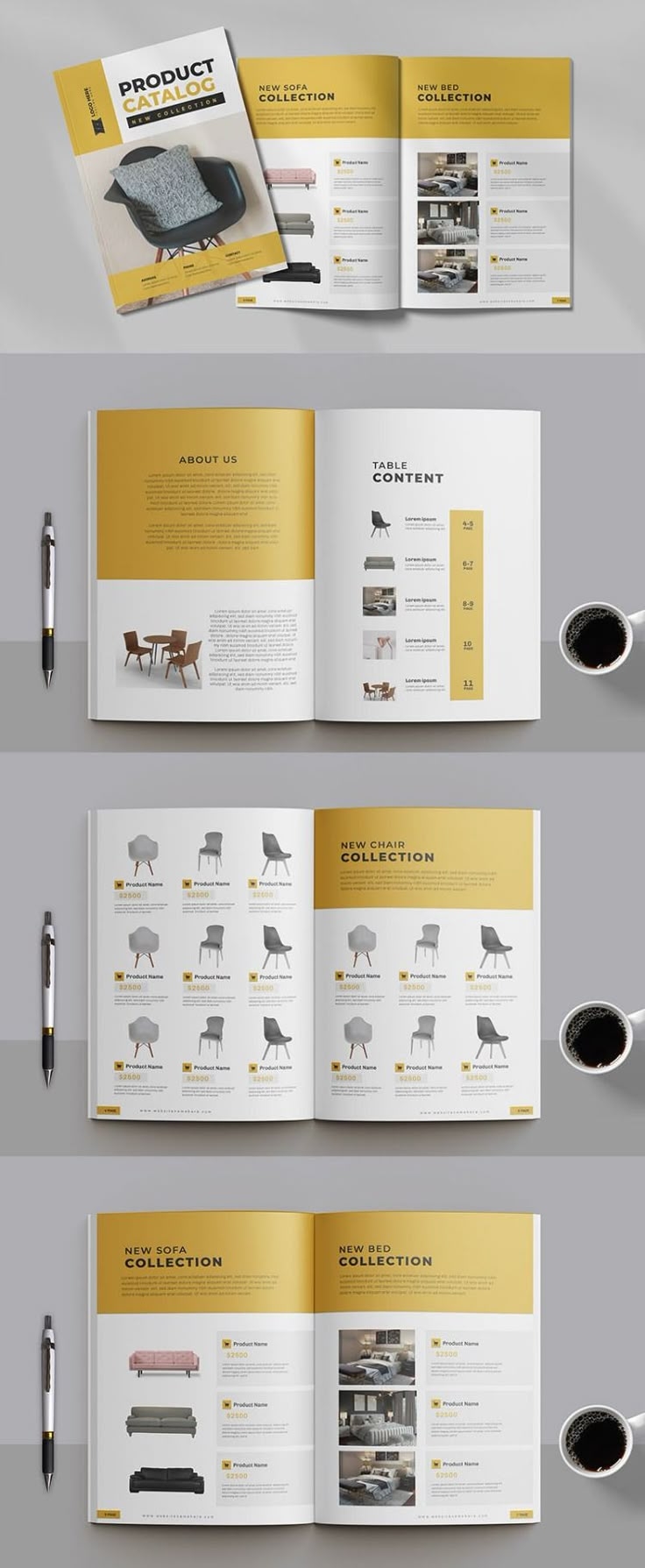 Product Catalogue Template Or Catalog Template Design Magazine Template