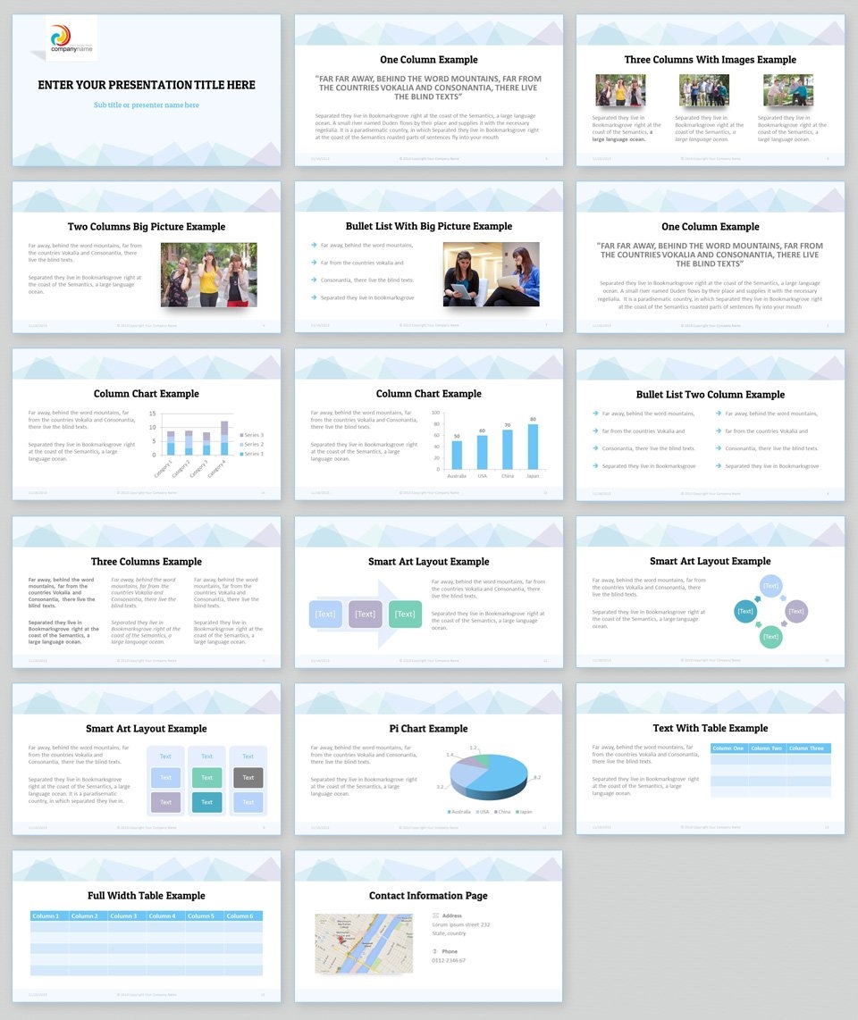Professional PowerPoint Template Consistent Color Theme Download Professional PowerPoint Template Consistent Color Theme Download