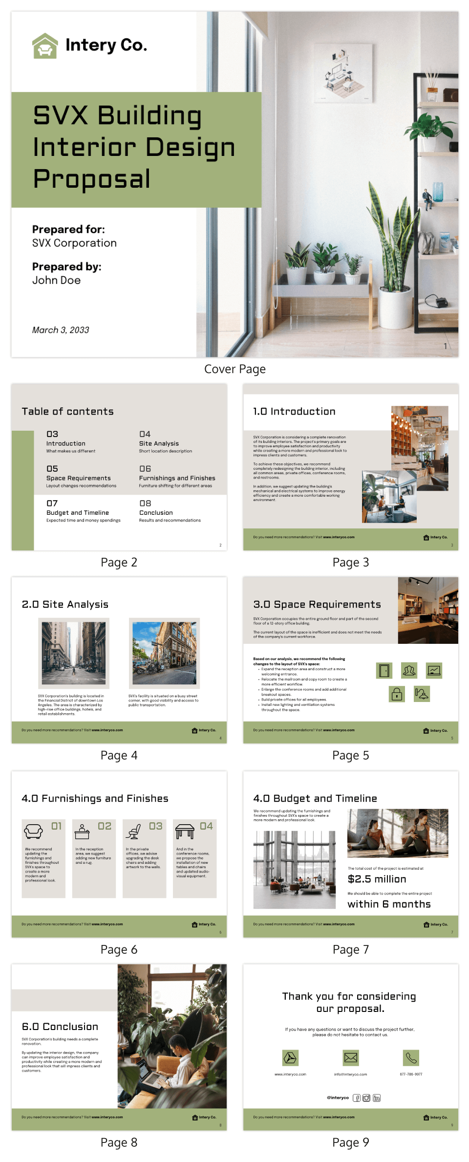 design proposal template