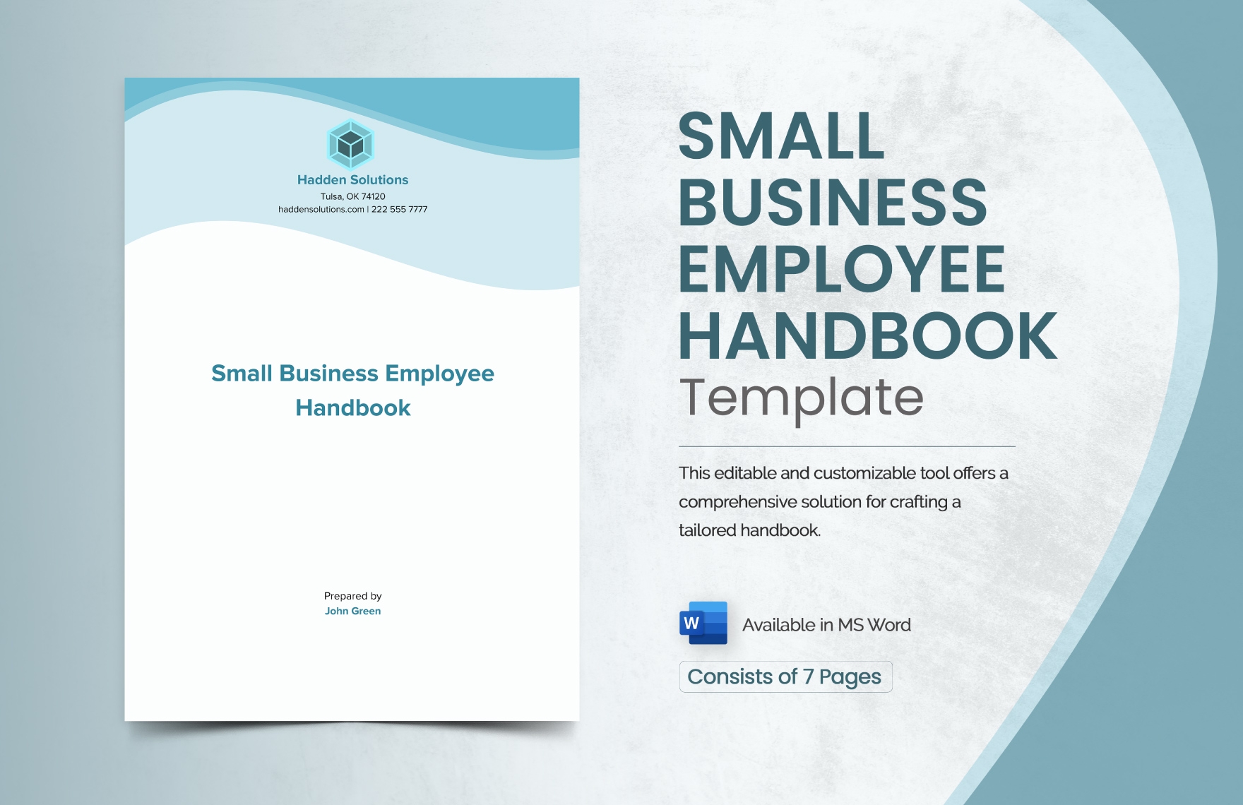 Small Business Employee Handbook Template In Word Download Template Small Business Employee Handbook Template In Word Download Template