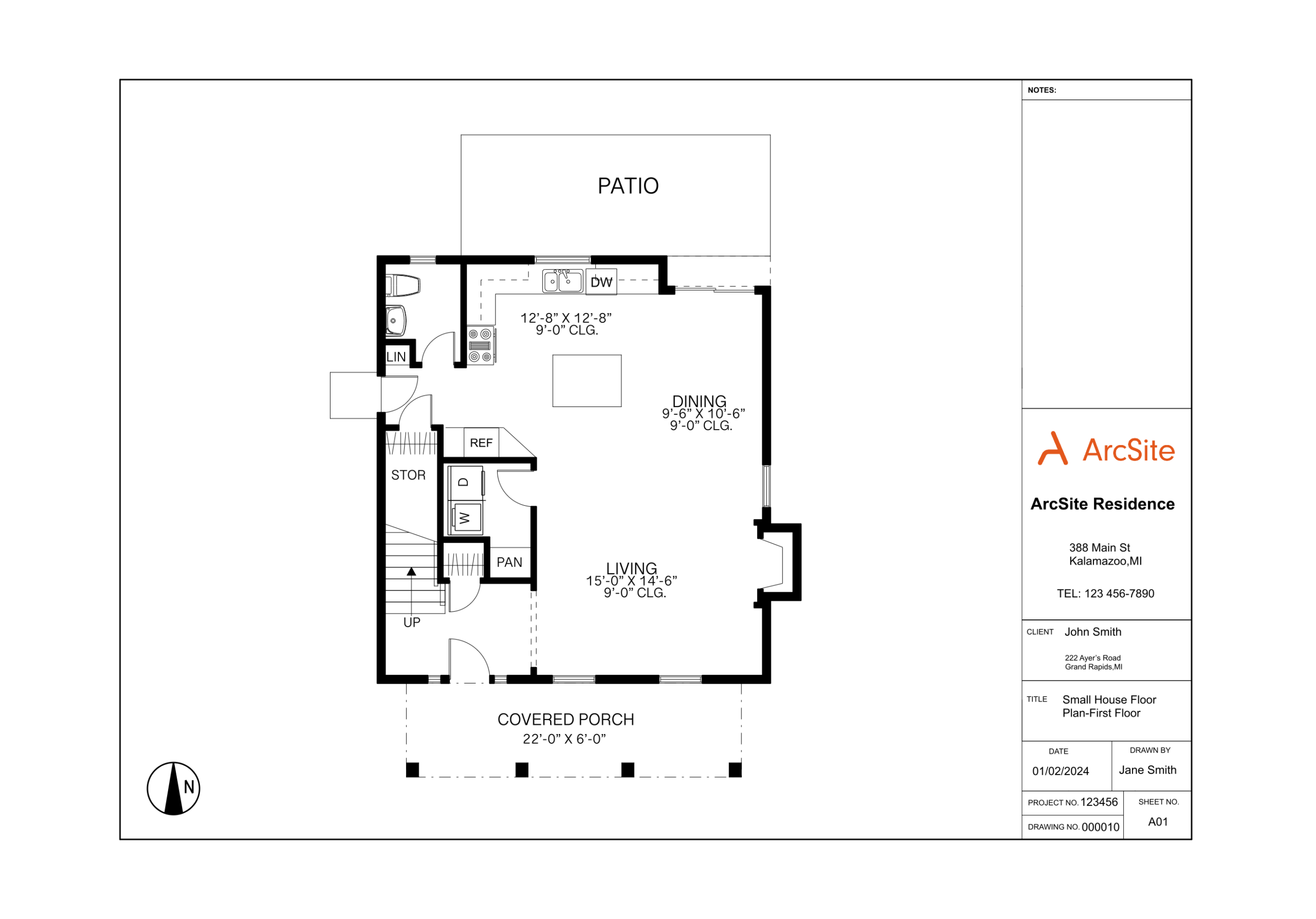 Small House Floor Plan Free Download Of Templates