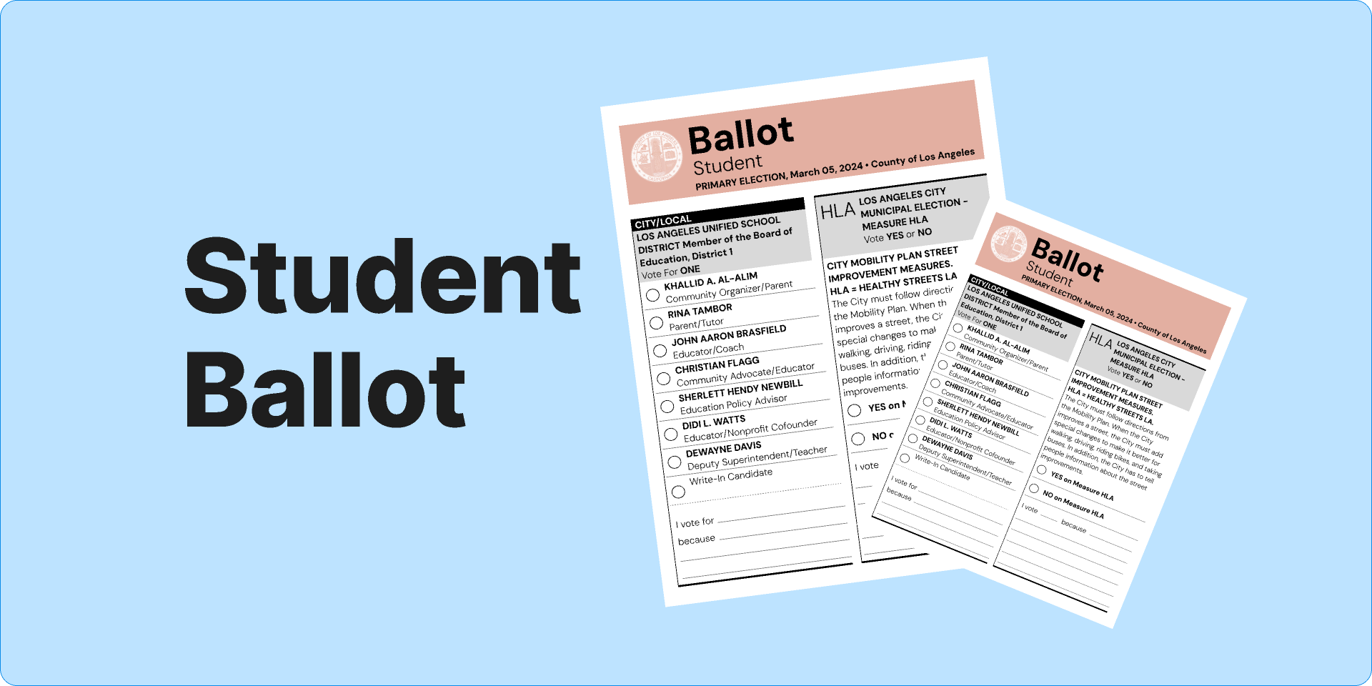 voting ballot template