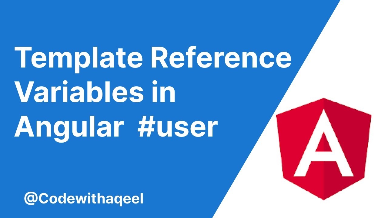 template reference variable template reference variable