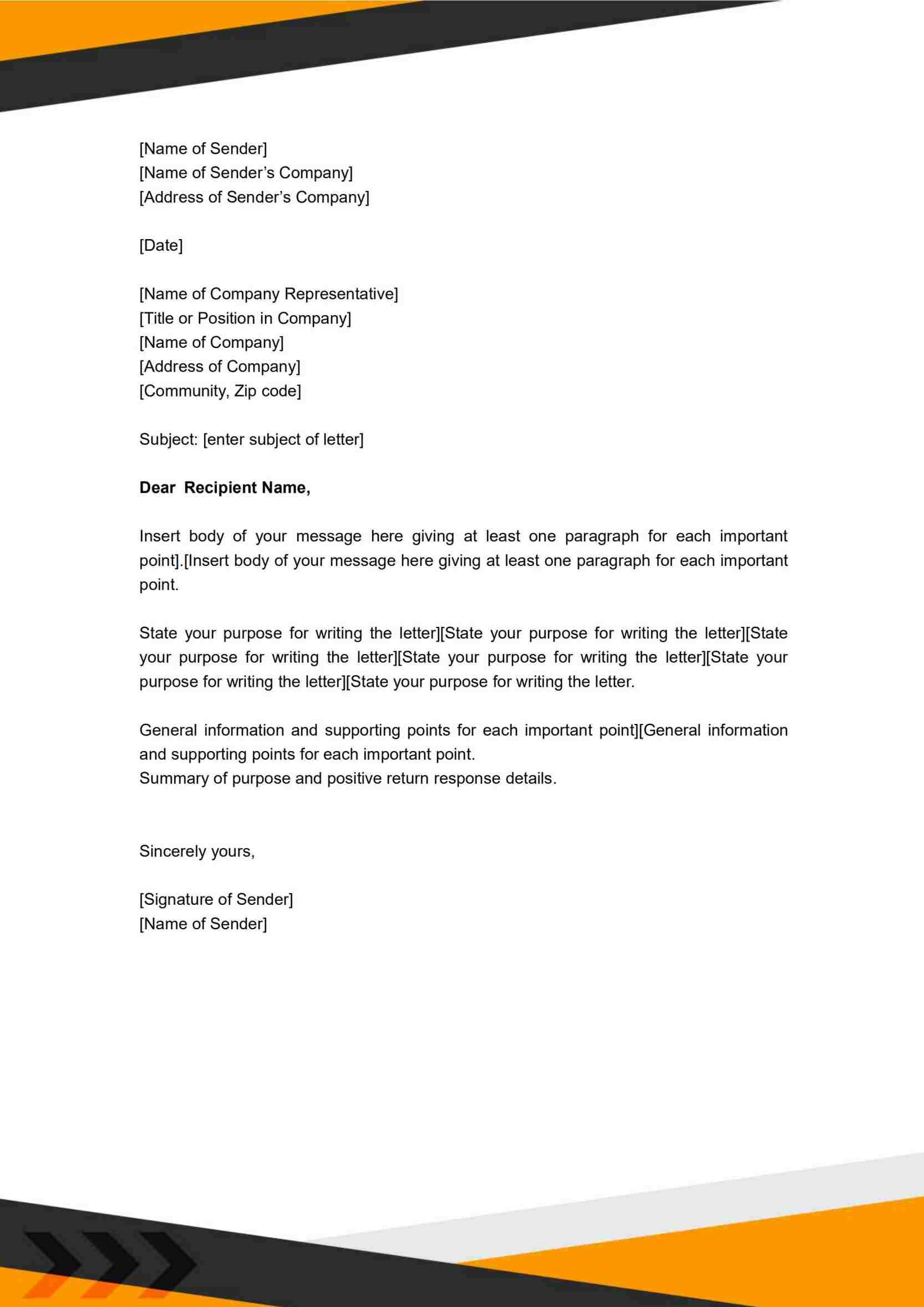 The 10 Best Word Business Letter Templates WPS Office Academy The 10 Best Word Business Letter Templates WPS Office Academy