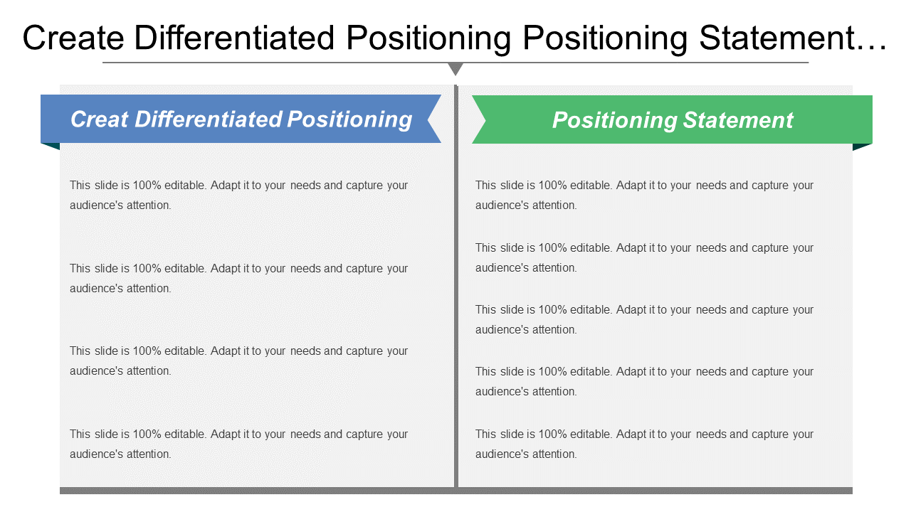 positioning statement template