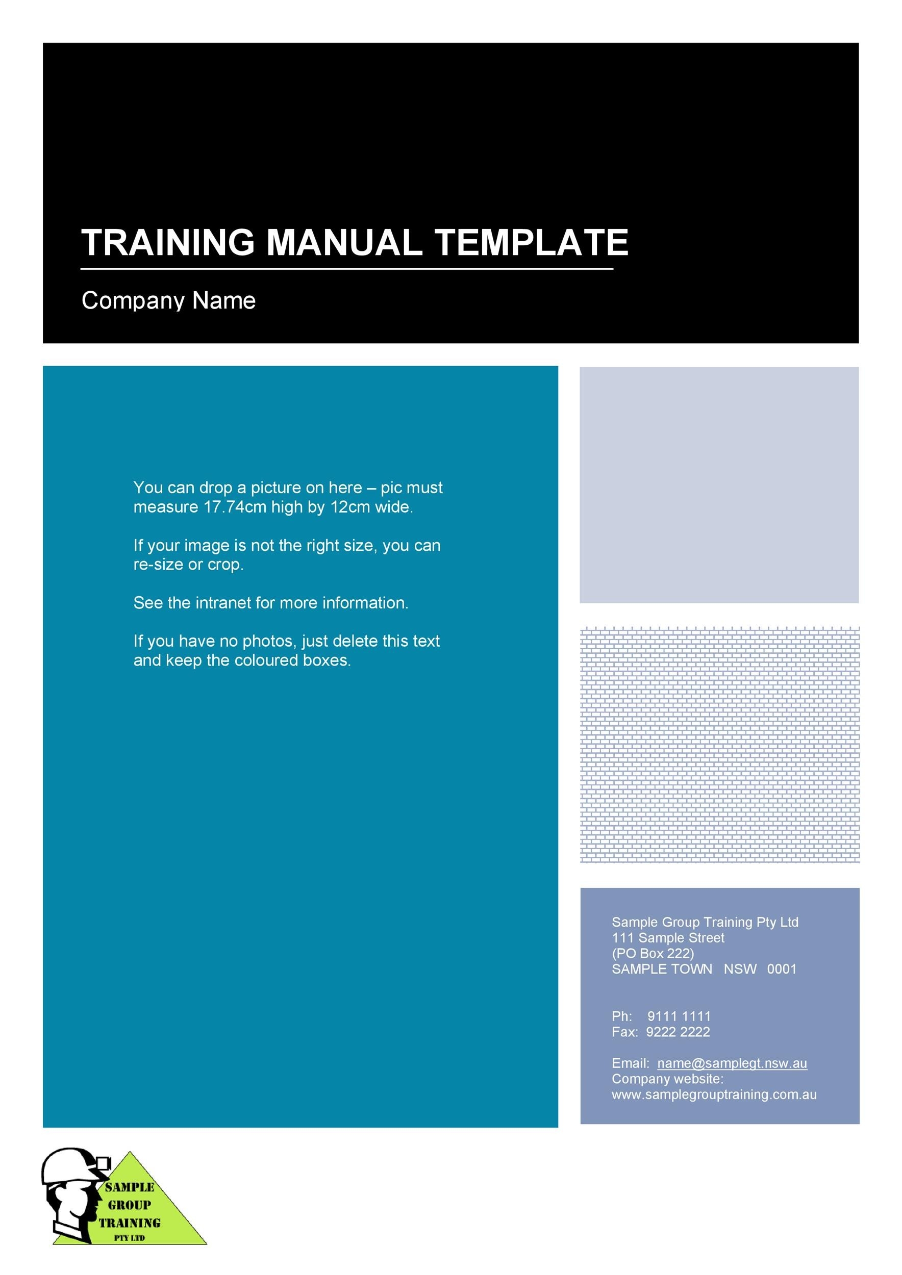 Training Manual 40 Free Templates Examples In MS Word